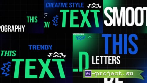 Videohive - Animation Typography - 60609203 - Project for After Effects