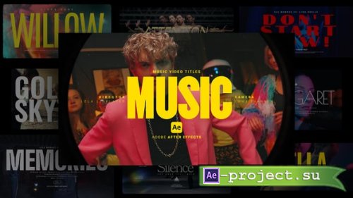 Videohive - Music Video Title Templates For After Effects - 60630641