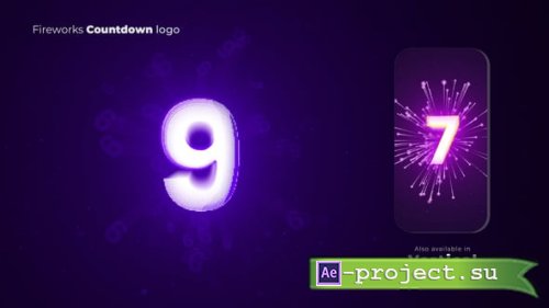 Videohive - Fireworks Countdown logo - 60601813 - Project for After Effects