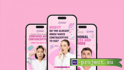 Videohive - Contraceptive methods Vertical Promo - 60631704 - Project for After Effects
