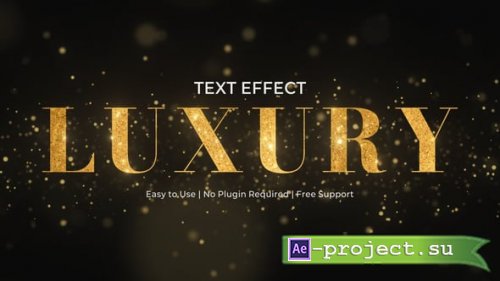 Videohive - Luxury Text Effect - 60633108 - Project for After Effects