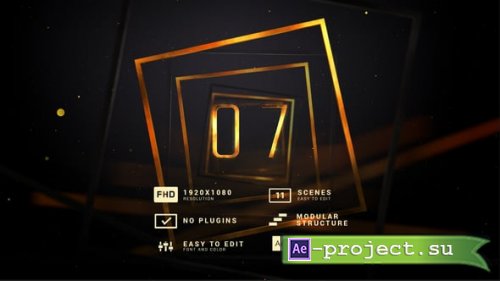 Videohive - Geometry | Shape and Lines Countdown Constructor - 60545295 - Project for After Effects