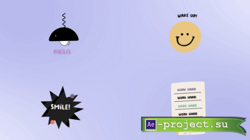 Videohive - Cartoon Abstract Titles for After Effects - 60471240 - Project for After Effects