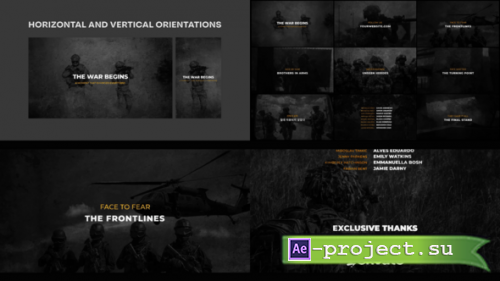 Videohive - War Memories Film Opener for After Effects - 60471407 - Project for After Effects