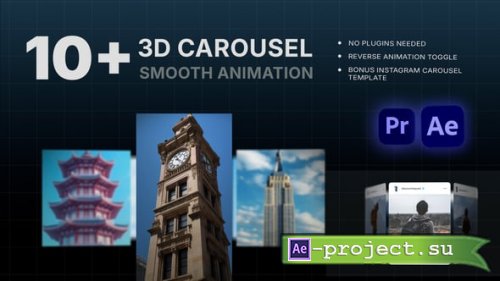 Videohive - Carousel Slideshow Showreel - 60629564 - Project for After Effects
