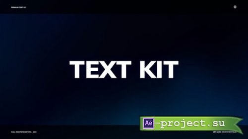 Videohive - Text Kit | AE - 60609516 - Project for After Effects