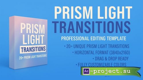 Videohive - Prism Distorition Glass Transition Boundle for DaVinci Resolve - 60609999