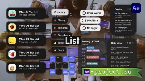 Videohive - List - 60649683 - Project for After Effects