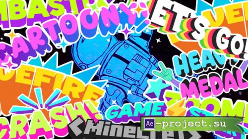 Videohive - Cartoony Text - 60663301 - Project for After Effects