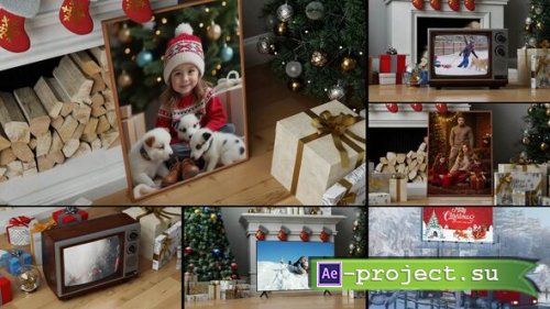 Videohive - Business Mockup Presentation on New Year Christmas MOGRT - 60600979