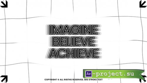 Videohive - Big Stroke Text - 60531633 - DaVinci Resolve Templates