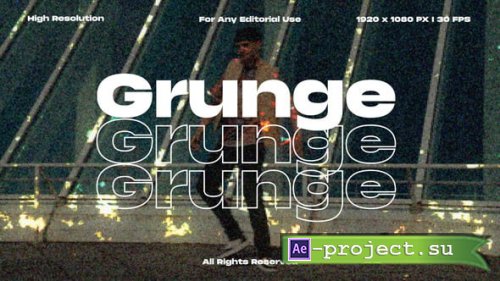 Videohive - Grunge Transitions Pack for After Effects - 60664190 - Project for After Effects