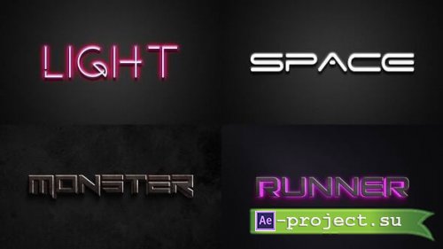 Videohive - Text Effect - Action Style 03 - 60664026 - Project for After Effects