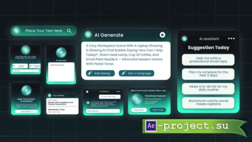 Videohive - AI Widget After Effect Template - 60648356 - Project for After Effects