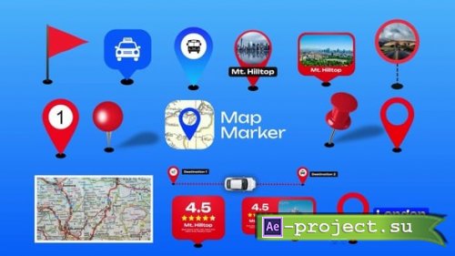 Videohive - Map Marker - 60651235 - Project for After Effects