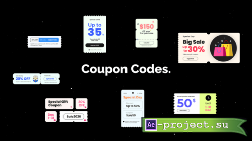Videohive - Coupon Code - 60672441 - Project for After Effects