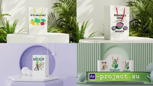 Videohive - Paper bag mockup - 60400024 - Project for After Effects