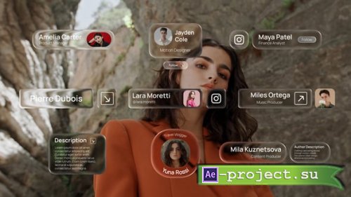Videohive - Liquid Glass Lower Thirds - 60426658 - Project for After Effects
