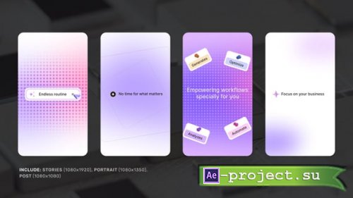 Videohive - Vertical Motion Intro - 60658670 - Project for After Effects