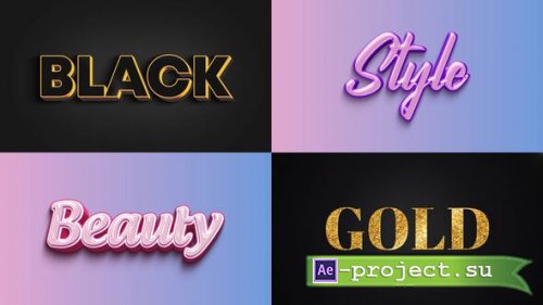 Videohive - Text Effect - Elegant Style 03 - 60675871 - Project for After Effects