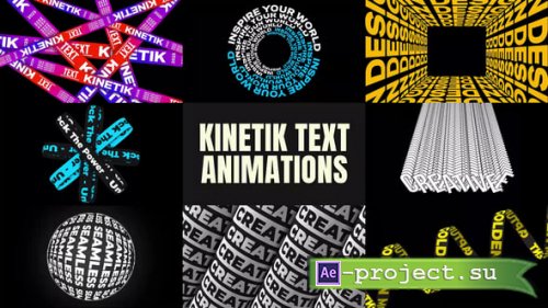 Videohive - Kinetik Text Animations Pack - 60678407 - Project for After Effects
