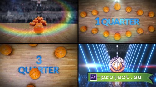 Videohive - Basketball Bumper 6 (3-Bumpers) - 60608564 - Project for After Effects