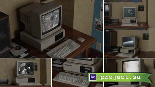 Videohive - Old Computer Mockup - 60443259 - Project for After Effects