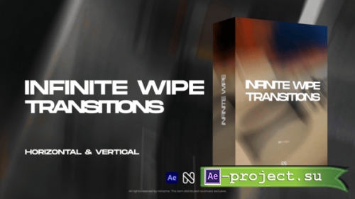 Videohive - Infinite Wipe Transitions - 60682279 - Project for After Effects