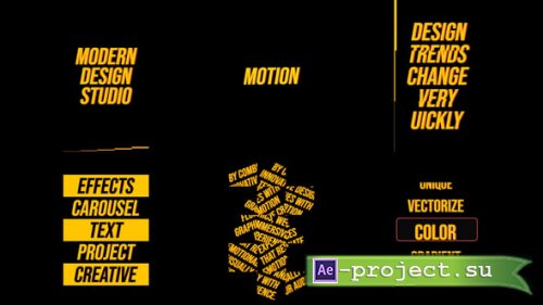 Videohive - Text Carousel Vertical - 60681618 - Project for After Effects