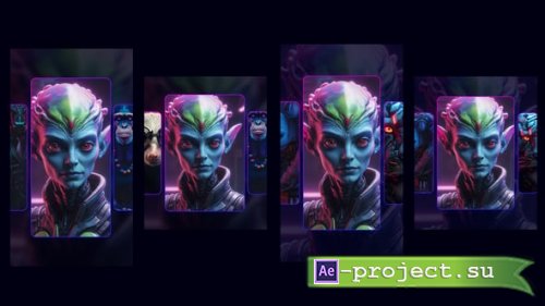 Videohive - Carousel Vertical Slides - 60681668 - Project for After Effects