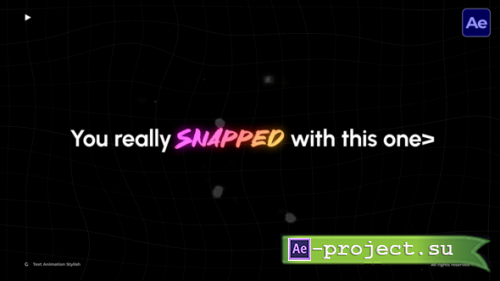 Videohive - Text Animation Stylish  AE - 60680504 - Project for After Effects