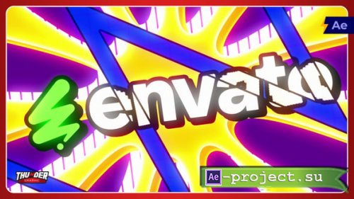 Videohive - Hyper Comic Logo Reveal - 60699037 - Project for After Effects