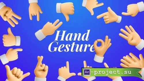 Videohive - 3D Hand Gesture - 60697523 - Project for After Effects