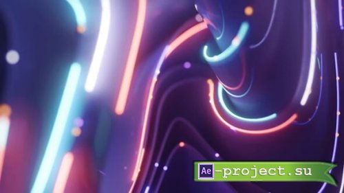 Videohive - Neon Waves Logo - 60696858 - Project for After Effects