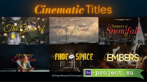 Videohive - Movie Title Cinematic - 60706075 - Project for After Effects