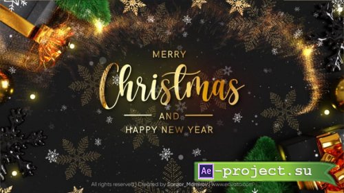 Videohive - Merry Christmas Text Reveal 2026 - 60707876 - Project for After Effects