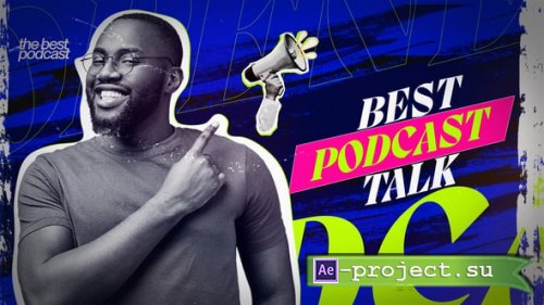 Videohive - Grunge Paper Podcast Introduction - 60706766 - Project for After Effects