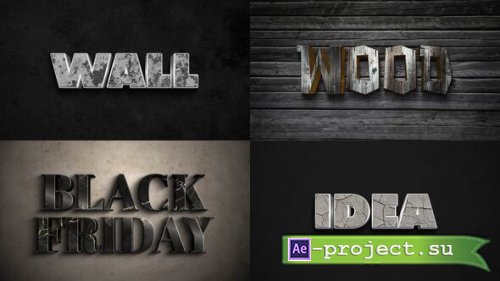 Videohive - Text Effect - Action Style 04 - 60689061 - Project for After Effects