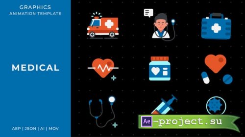 Videohive - Medical graphic animation template | After Effects - 60718999 - Project for After Effects