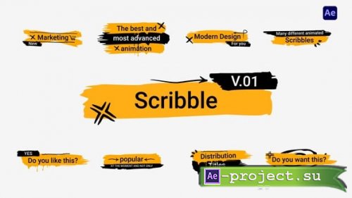 Videohive - Scribble Titles | AE - 60706067 - Project for After Effects