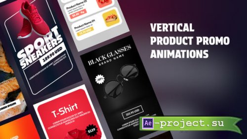 Videohive - Vertical Product Promo Animations - 60669778 - Project for After Effects