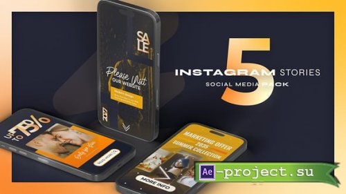 Videohive - Instagram Sale Stories Orange - 60708537 - Project for After Effects