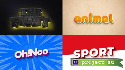 Videohive - Text Effect - 3D Style 07 - 60720661 - Project for After Effects