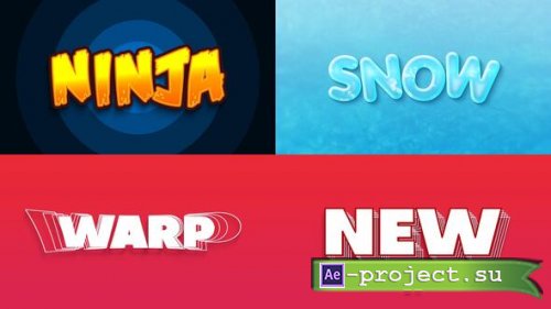 Videohive - Text Effect 04 - 60720643 - Project for After Effects