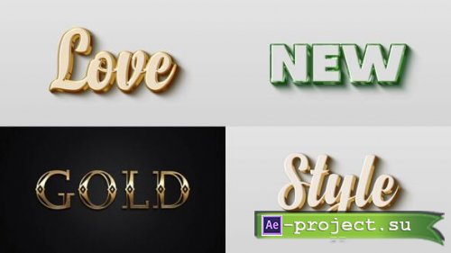 Videohive - Text Effect - Elegant Style 04 - 60702891 - Project for After Effects