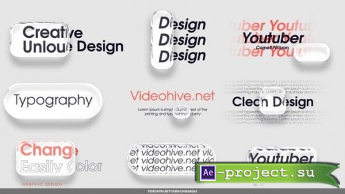 Videohive - Modern Title Glass - 60410645 - Project for After Effects