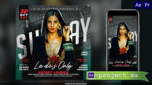 Videohive - Night Club Flyer v32 - 60731223 - Project for After Effects