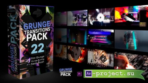 Videohive - Grunge Transitions Pack - 60708930 - Premiere Pro Templates