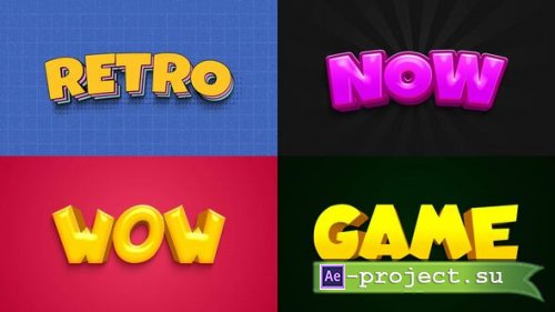Videohive - Text Effect - Cartoon Style 05 - 60731666 - Project for After Effects