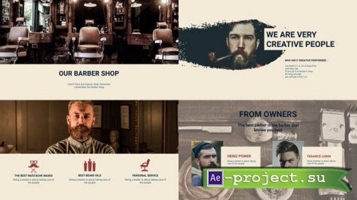 Videohive - Barber Shop Presentation - 17723242 - Project for After Effects